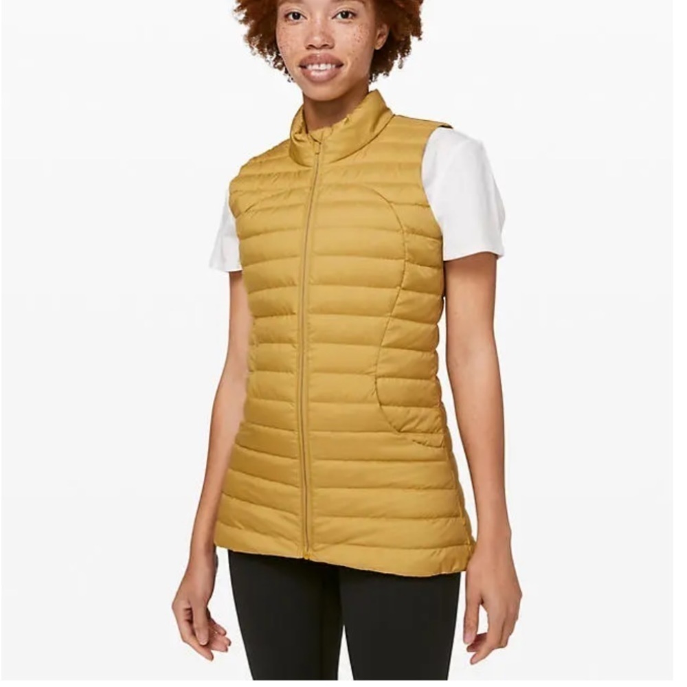 Lululemon Pack It Down Vest Golden Goose Puffer Size 8